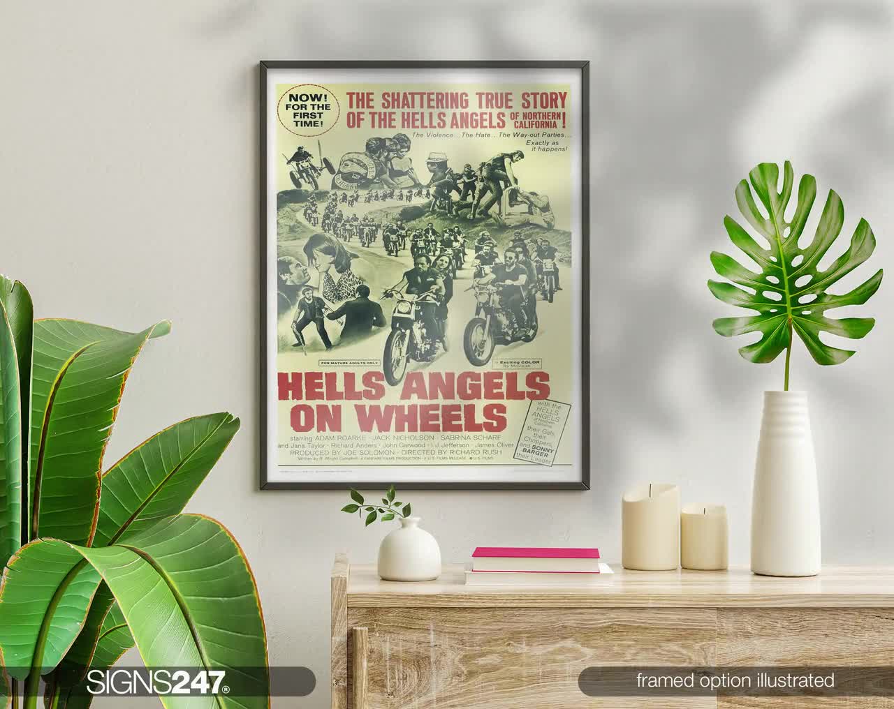 Hells Angels on Wheels Poster | Adam Roarke | Jack Nicholson